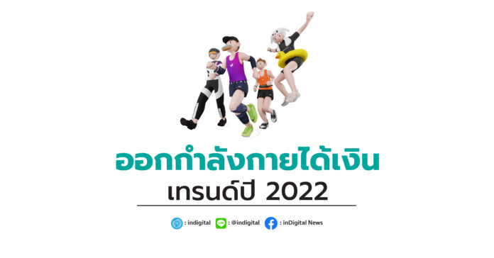 ออกกำลังกายได้เงิน เทรนด์ปี 2022